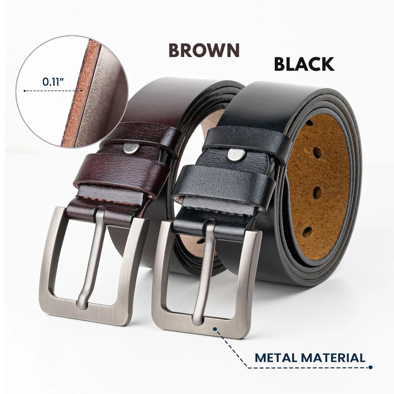 Custom Engraved Leather Belt, Anniversary Gift For Boyfriend or Husband