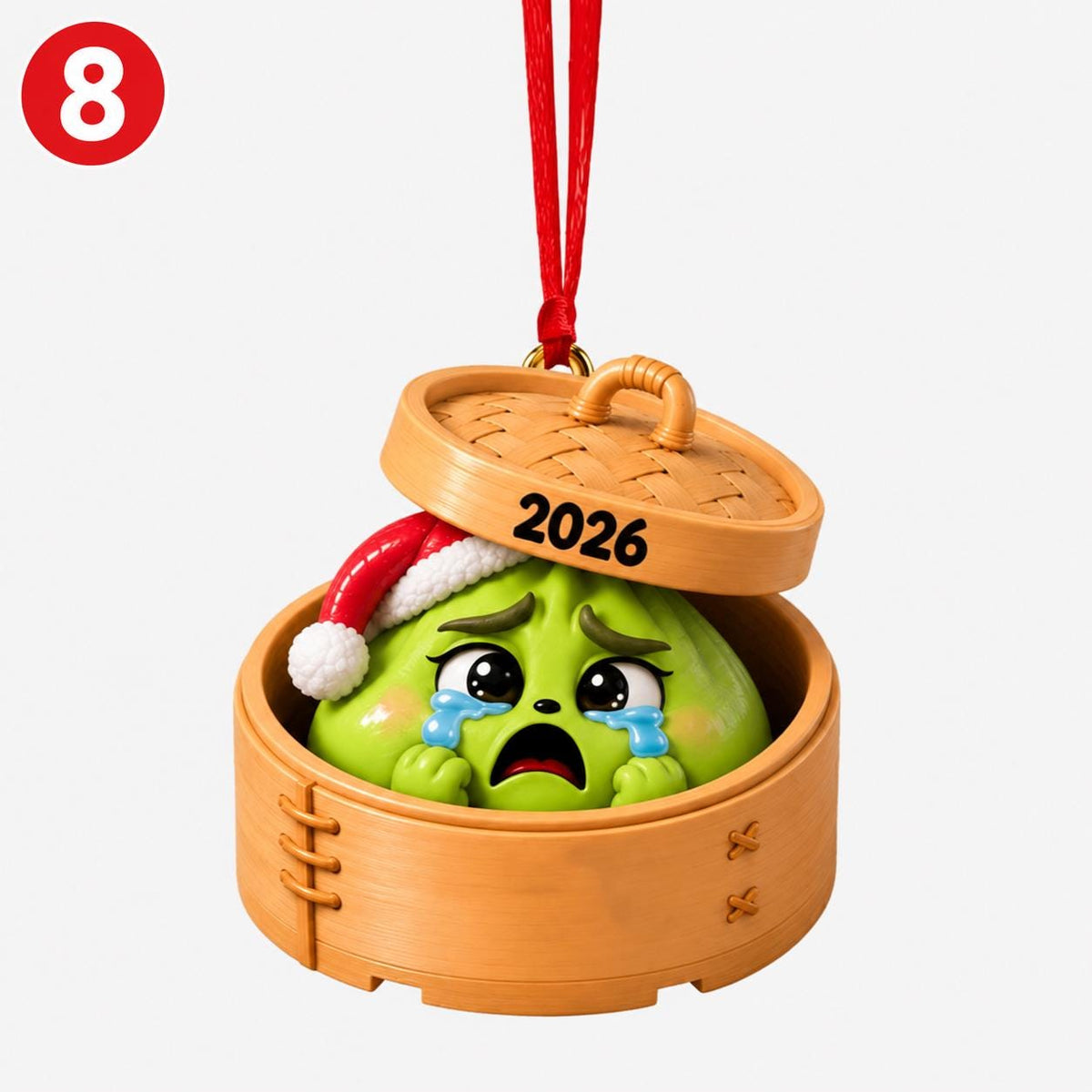 Personalized Grinch Dumpling Ornament | Custom Christmas Gift