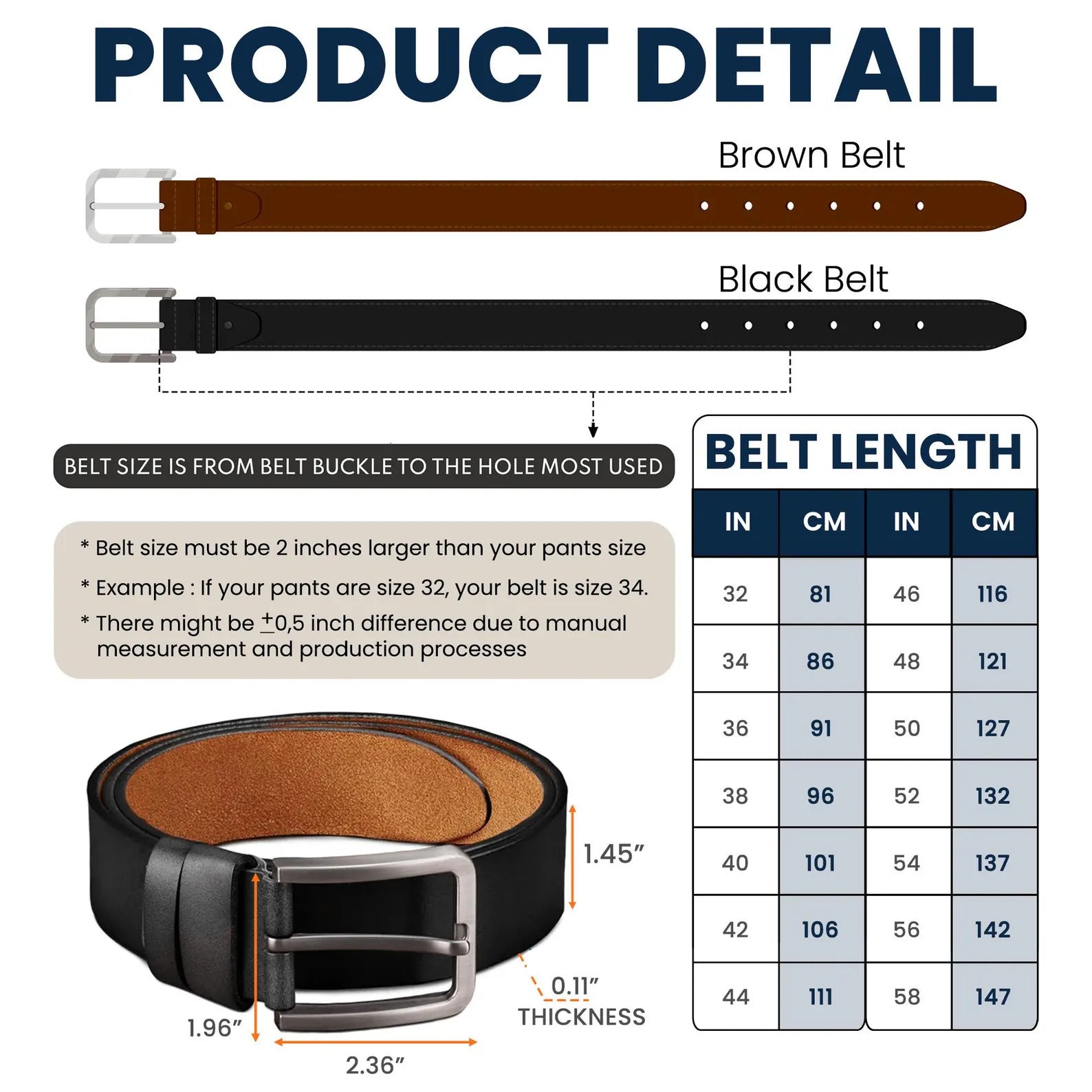 Custom Engraved Leather Belt, Anniversary Gift For Boyfriend or Husband