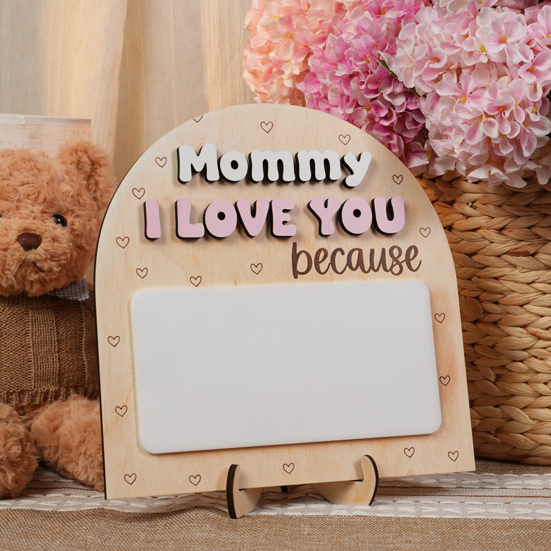 Personalized "Mommy I Love You" Keepsake Sign, Gift For Mom