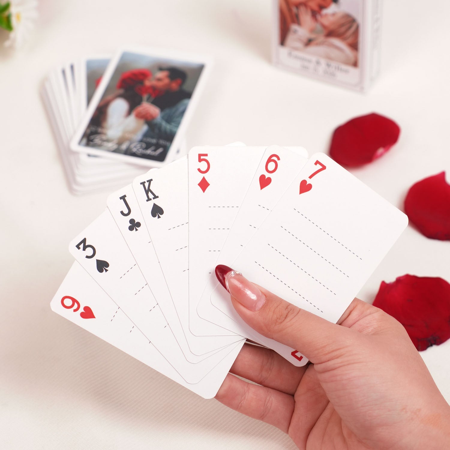 Custom 52 Reasons Why I Love You Playing Cards – SOWOOD