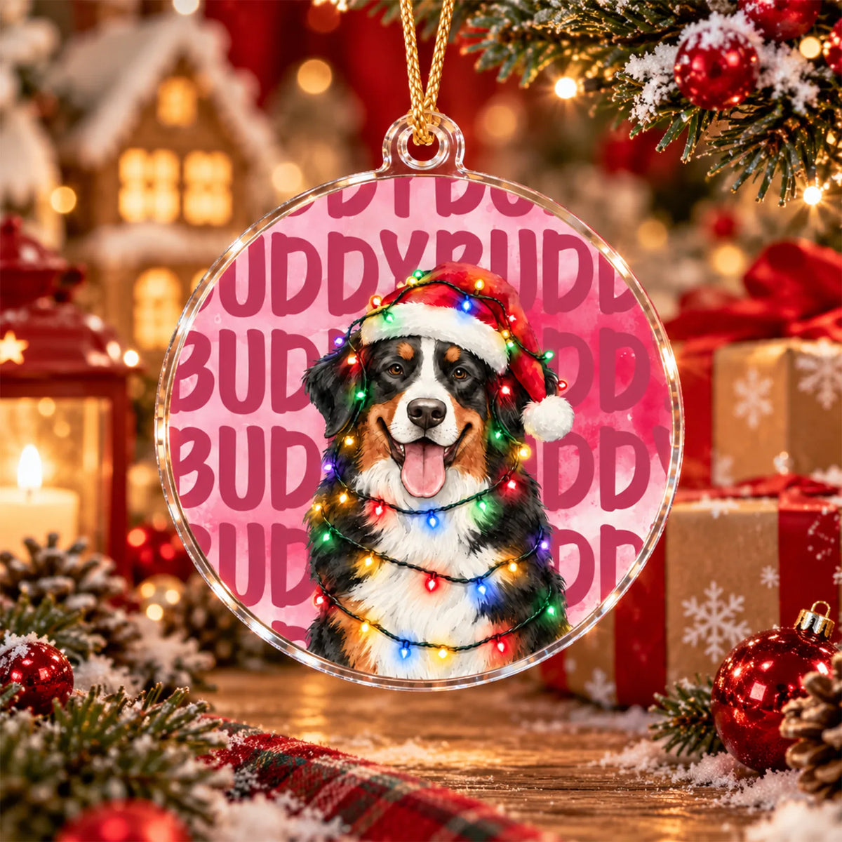 Quả cầu Giáng sinh Buddy đáng yêu.webp